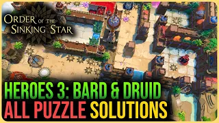 Heroes 3: Bard & Druid – All Puzzle Solutions – Order of The Sinking Star