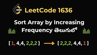 Leetcode 1636 Sort Array by Increasing Frequency