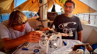 Will it fly again? Drowned drone – Sailing life – EP47