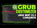 Grub Customizer on Linux Mint 22 3 - Stop Breaking GRUB Fix Your Boot Menu the Easy Way