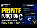 printf Function in C Explained in Hindi Syntax Examples C lagnuage