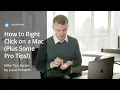 How to Right-Click on a Mac Basic Setup Pro Tips