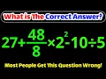 Only Math Geniuses Solve This Math Question Correctly