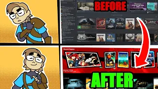 Making Steam on Windows look BEAUTIFUL with CSS Loader