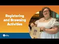 New WebReg - Registering and browsing activities