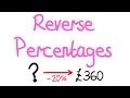 1MM - Reverse Percentages