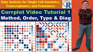 Corrplot Tutorial 1 Method Order Type Diag