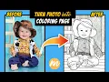 Turn Photo Into Coloring Page