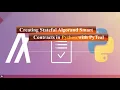 How to create stateful smart contract on Algorand Blockchain with Python using Pyteal