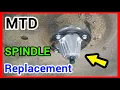 How to EASILY Replace a Mower Deck Spindle - Cub Cadet Troy-Bilt Craftsman More Step-by-Step