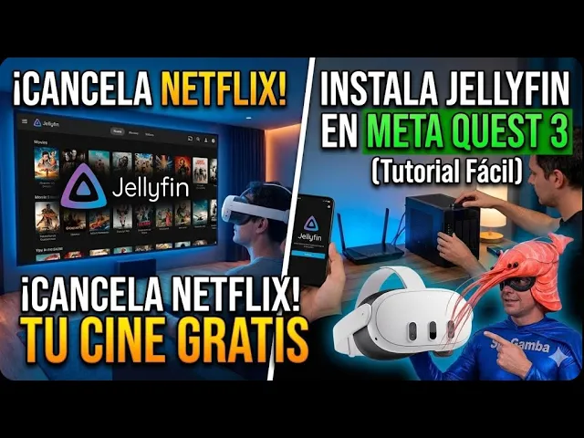 Meta Quest 3 | Instala Jellyfin Fácilmente con APK