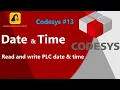 How to read and write date and time of a PLC using Systime 13