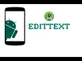 Mobile Application Development - EditText
