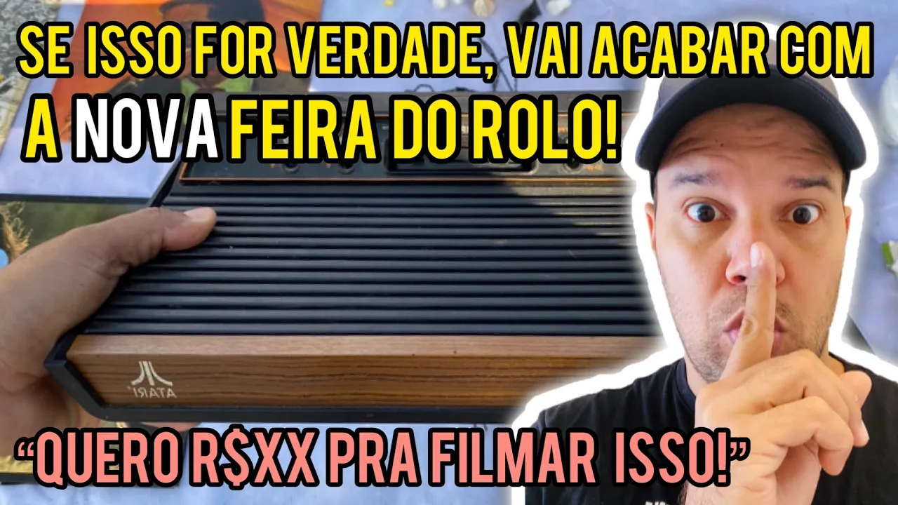 REVELAÇÃO BOMBÁSTICA PODE MUDAR TUDO! (VAI DAR RUIM!) | Caçei MSX, atari madeira! | Caçada gamer 143