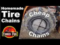 Homemade Tire Chains for Tractor