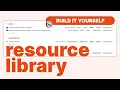 How to build a resource library in Notion Free tutorial Beginner friendly