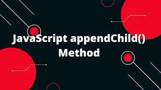 JavaScript Tutorial in Hindi JavaScript appendChild Method