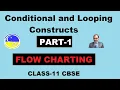 CONDITIONAL AND LOOPING CONSTRUCTS IN PYTHON CLASS 11 PART-1 INTRODUCTION TO FLOWCHART IP
