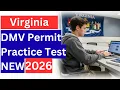 Virginia DMV Permit Practice Test 2026 25 Questions Answers to Pass