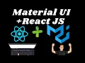 Material UI with React js tutorial Project demo