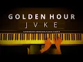 Download Lagu GOLDEN HOUR piano cover but it sounds like 3 HANDS playing | JVKE
