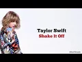 Taylor Swift - Shake It Off | Lirik Terjemahan