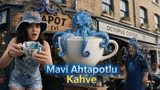 Kahvenin en ahtapotlu hali, hem de mavi