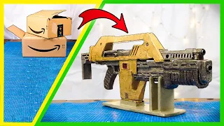 How to make your own M41a Pulse Rifle from CARDBOARD