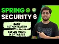 Spring Security Basic Authentication Interview Questions Implementation