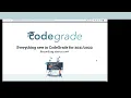 CodeGrade Webinar Everything new for the new academic year 3 September 2021