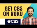 How to get CBS on roku I 2025 S M TECH