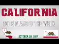 California - Top 5 Plays