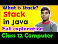 Stack Data Structure in Java Class 12 Computer ISC 2024