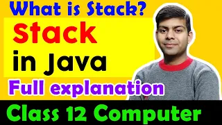 Stack Data Structure in Java Class 12 Computer ISC 2024