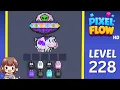 Pixel Flow Level 228 Solution Walkthrough