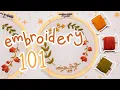 Hand Embroidery 101 Beginners Guide to Embroidery Stitch Tutorials and Pattern