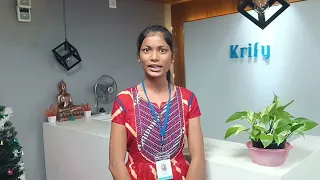 Testimonial from Aashritha Python Full Stack Development Intern