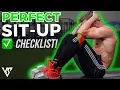 How To Do a Perfect Sit-Up 5 EASY STEPS V SHRED