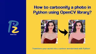 How to cartoonify a photo in Python using OpenCV library