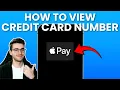 How To View Credit Card Number On Apple Pay 2026 TUTORIAL