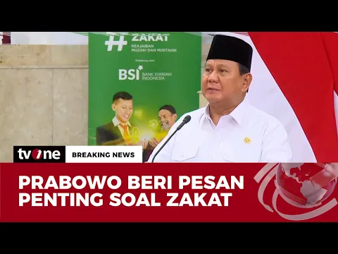 Presiden Prabowo dan Wapres Gibran Serahkan Zakat Melalui Baznas