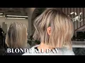 Blonde Clients All Day Bob Haircut Highlights Face Framing