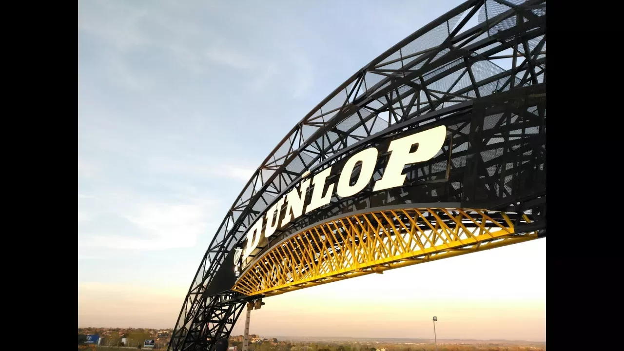 Inauguración del Puente Dunlop del Circuito del Jarama de Madrid