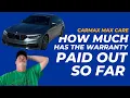 HOW MUCH CARMAX MAXCARE HAS PAID IN CLAIMS AND REPAIRS IN 6 MONTHS IT PAID FOR ITSELF