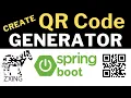 Create QR Code Generator in Java Spring Boot using Google ZXing Barcode Library
