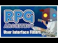 RPG Architect Tutorial - User Interfaces Filters