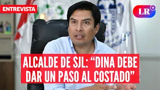 JESÚS MALDONADO, alcalde de SJL: "DINA BOLUARTE tiene que DAR UN PASO al COSTADO" | #LR
