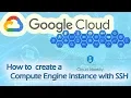 Create Compute Engine Instance with API with SSH Google Cloud Platform