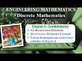 Ch 4 6 1 Linear homogeneous recurrence relation of degree k Combinatorics Lecture by MonalisaCS