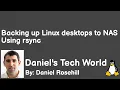 Backing up a Linux host to a Synology NAS with rsync